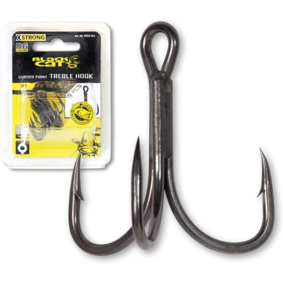 BLACK CAT Curved Point Treble Hook