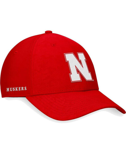 Men's Scarlet Nebraska Huskers Deluxe Flex Hat