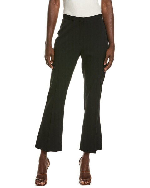 Oscar De La Renta Skinny Flare Silk-Lined Wool-Blend Pant Women's