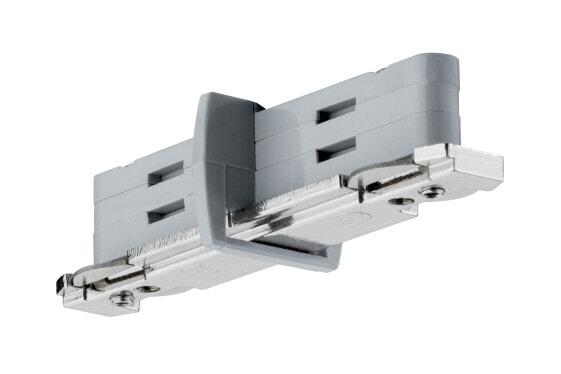 PAULMANN URail - accessoires - current breaker 230V - Chrome matt - Track lighting current breaker - Silver - Metal - 230 V - 70 mm - 18 mm