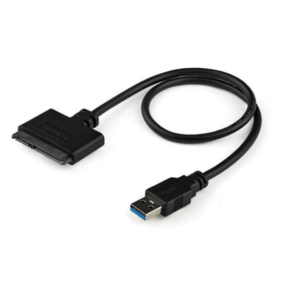 StarTech.com SATA to USB Cable with UASP - Black - CE - FCC - ASMedia - ASM1153E - 0 - 60 °C - -10 - 70 °C - 49 mm
