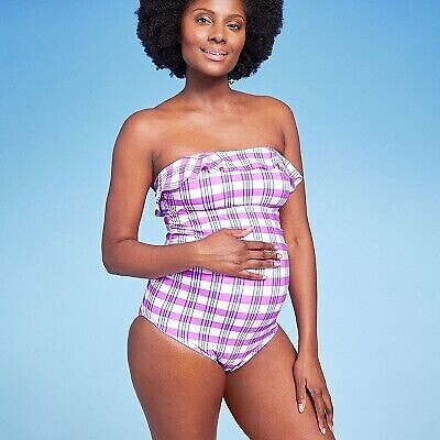 Bandeau One Piece Maternity Swimsuit - Isabel Maternity by Ingrid & Isabel