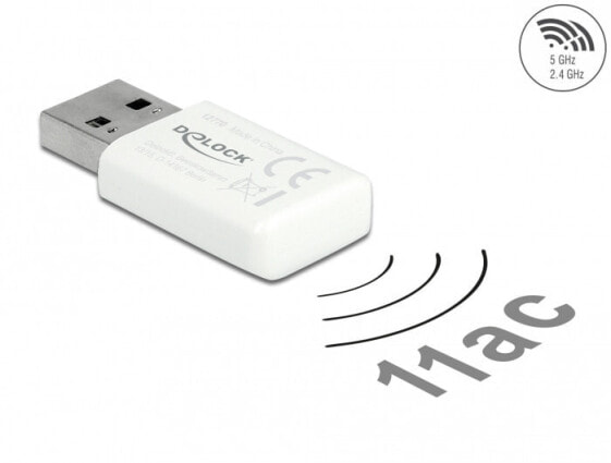 Delock 12770 - Wireless - USB - WLAN - 5000 Mbit/s - White