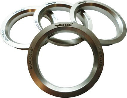 Центровочное кольцо Autec Zentrierring 70/56,6 серебристое