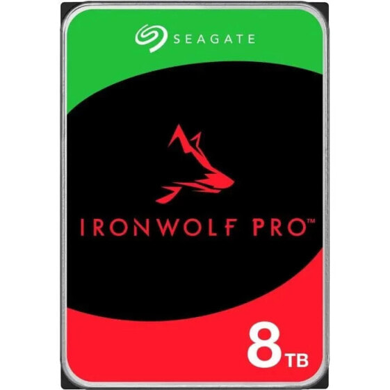 SEAGATE IRONWOLF PRO Interne Festplatte 8 TB SATA 6 Gbit/s 7200 U/min (ST8000NT001)