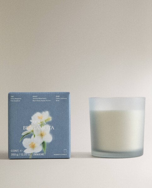 (350 g) aqua bergamot scented candle