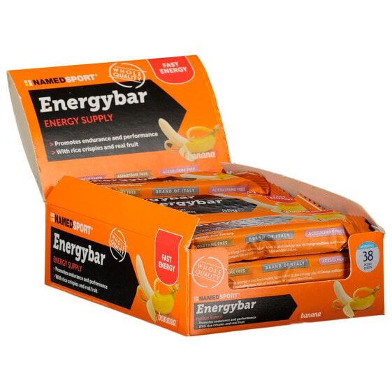 NAMED SPORT Carbohydrates Mix 35g 12 Units Banana Energy Bars Box