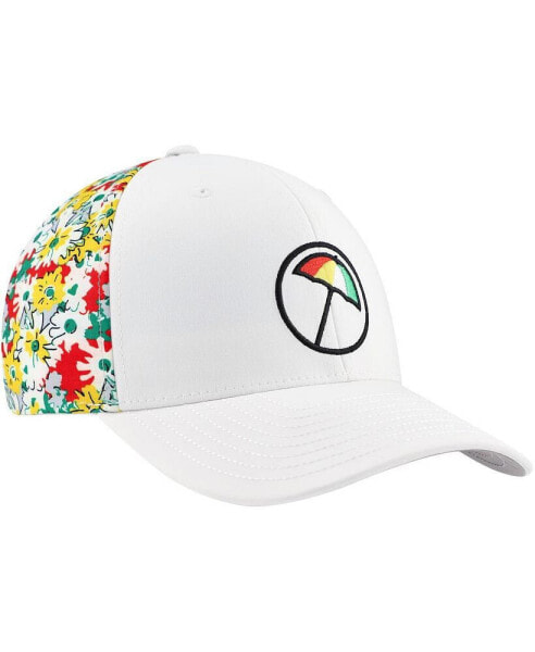 Бейсболка PUMA мужская White Arnold Palmer Invitational Floral Tech Flexfit_Adjustable Hat