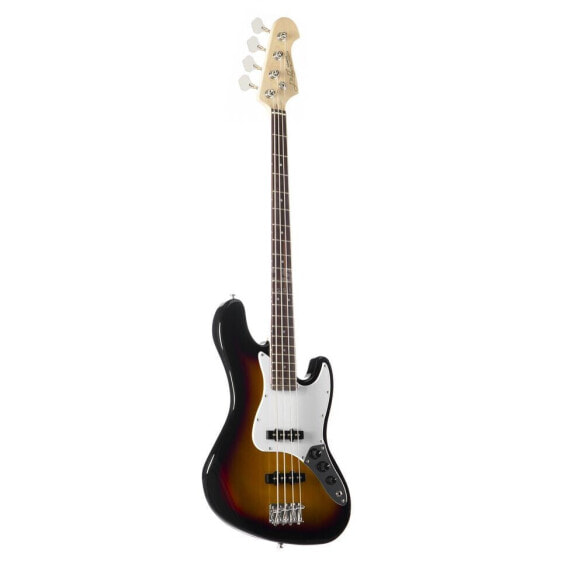 J & D JB-3TS Electric Bass (3-Tone Sunburst)