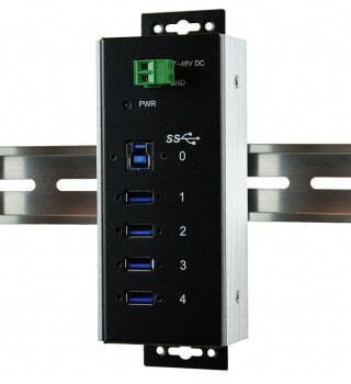 Exsys EX-1187HMVS-WT - USB 3.2 Gen 1 (3.1 Gen 1) Type-B - USB 3.2 Gen 1 (3.1 Gen 1) Type-A - 5000 Mbit/s - Black - CE - FCC - ROHS - 162.5 mm