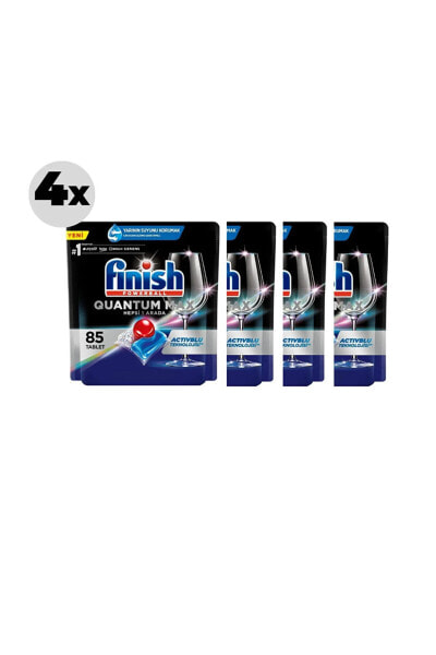 Таблетки для посудомоечных машин Finish Powerball Quantum Max Activblu 85 шт