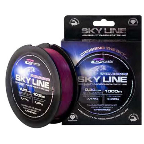 Монофильная леска для рыбалки Cinnetic Sky Line 1000 м PURPLE GRAPE