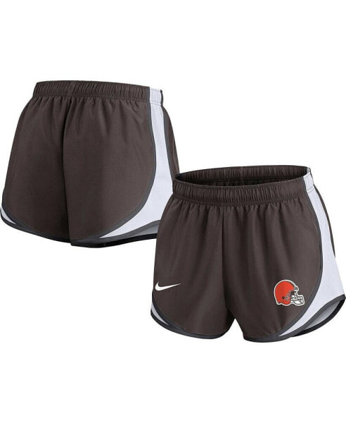 Women's Brown Cleveland Browns Performance Tempo Shorts