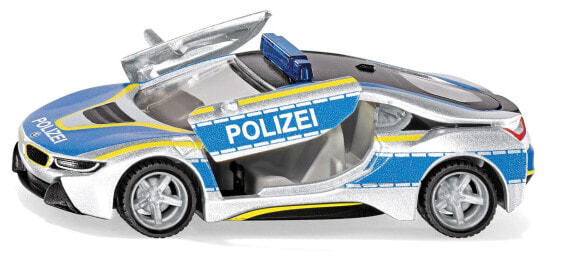 Siku SUPER BMW i8 Polizei silber/blau