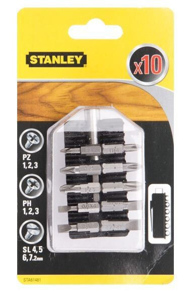 Stanley Końcówki wkrętakowe + uchwyt magnetyczny - STA61481