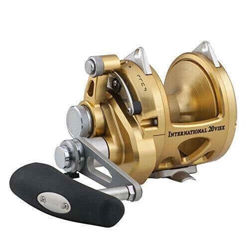 Penn International 20 VISX 2 Speed Reel, Gold