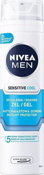 Nivea NIVEA_Men Sensitive chłodzący żel do golenia 200ml