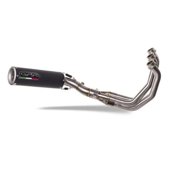 GPR EXHAUST SYSTEMS M3 Black Titanium Yamaha XSR 900 2022-2023 E5 Round not homologated full line system