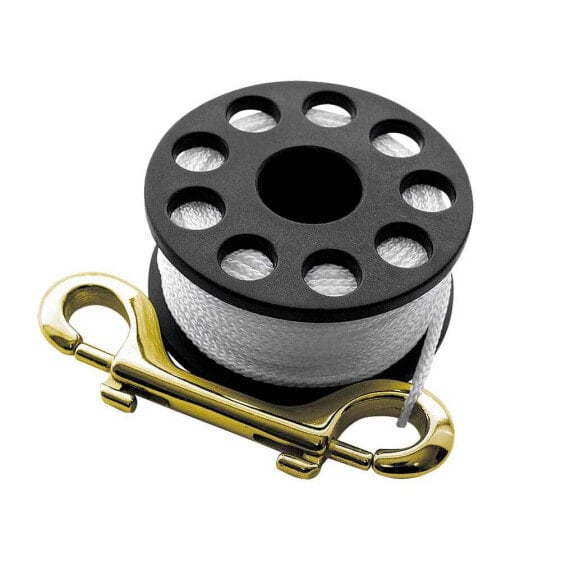Катушка малая SCUBAPRO Mini Reel с веревкой и латунным крюком барабан
