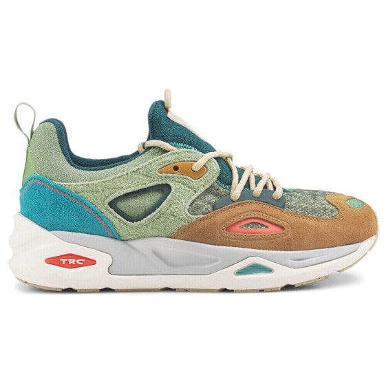 Puma Trc Blaze X Childhood Dreams Lace Up Mens Brown, Green Sneakers Casual Sho