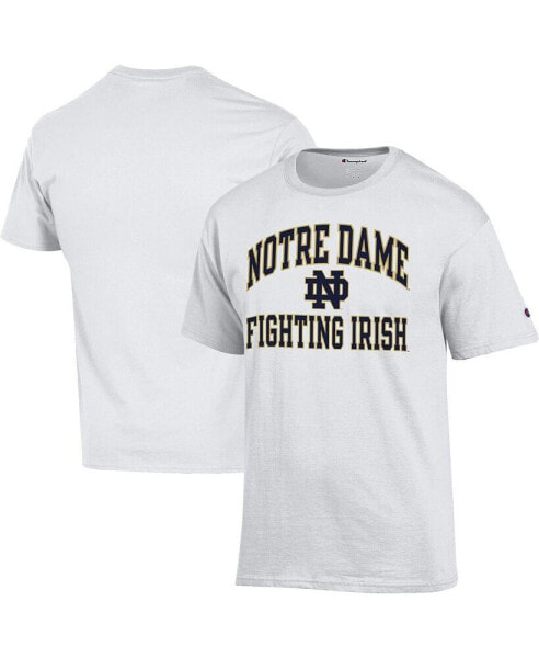 Men's White Notre Dame Fighting Irish High Motor T-shirt