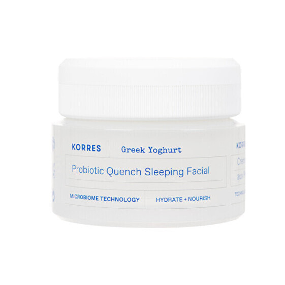 Moisturizing night cream with probiotics Greek Yoghurt (Probiotic Quench Sleeping Facial) 40 ml
