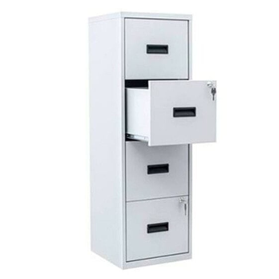 Chest of drawers Bisley Refillable storage binder Grey Metal 125 x 40 x 40 cm