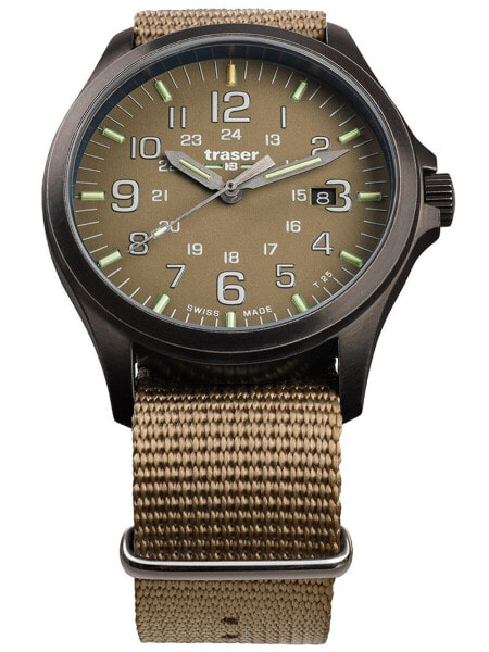 Наручные часы Traser H3 108205 P59 Esssential M Blue Men's 42mm 10ATM.