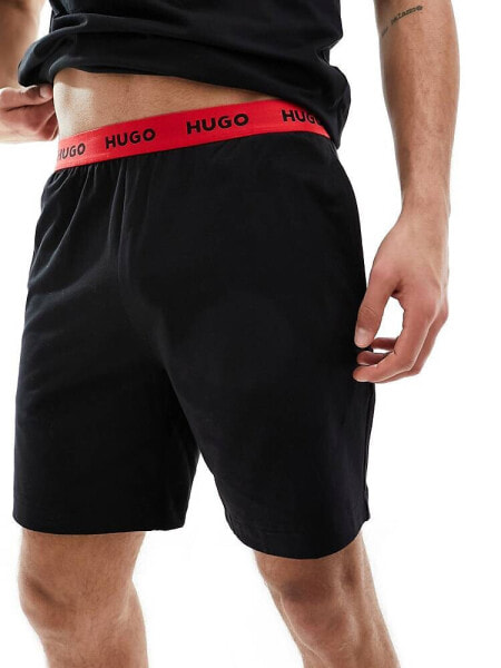 Hugo Bodywear linked shorts in black