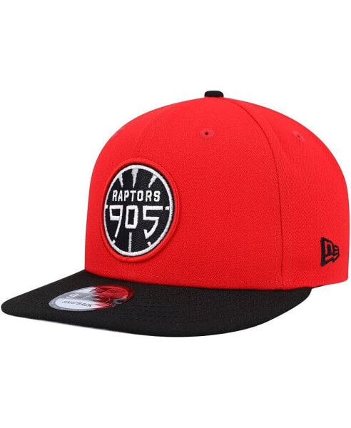 Бейсболка Snapback New Era драфт NBA G League Raptors 905 2022-23 (красная, черная) для мужчин