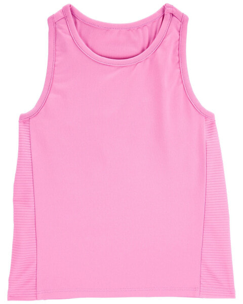 Kid Ribbed Active Tank 7