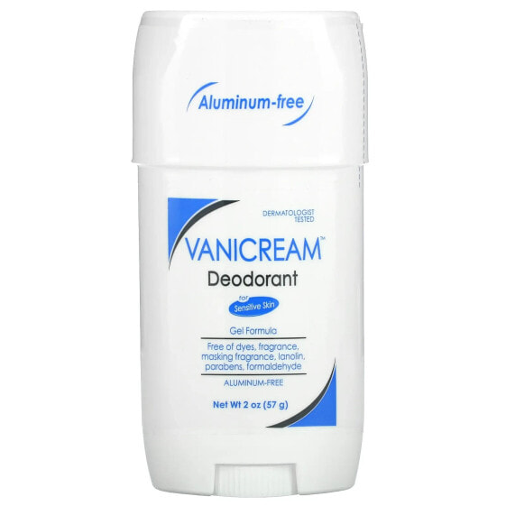 Дезодорант для чувствительной кожи Vanicream, без алюминия, без аромата 2 унции (57 г)