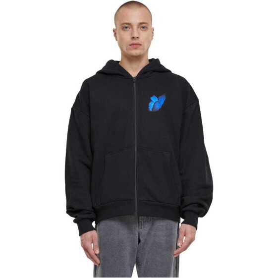 MISTER TEE Le Papillon Heavy Oversize full zip sweatshirt