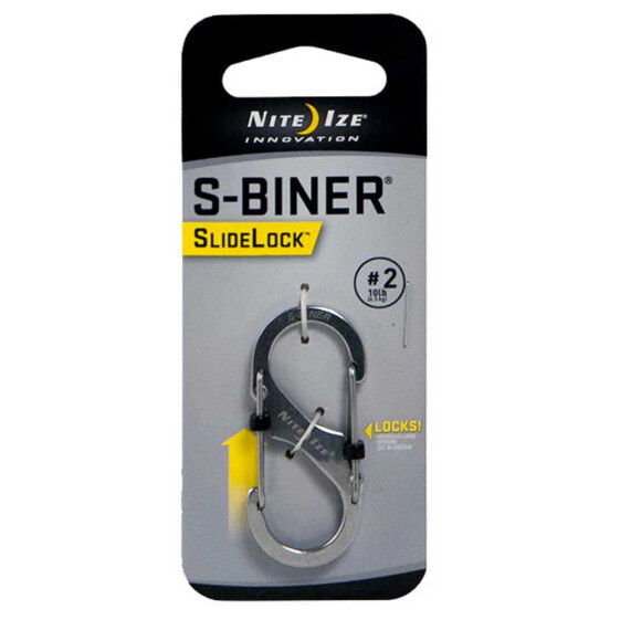 Игрушка-подвеска NITE IZE SlideLock S-Biner 2 Steel Key Ring