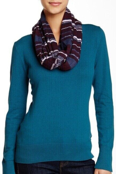 Splendid 165635 Women's Striped Thermal Circle Scarf Size One Size