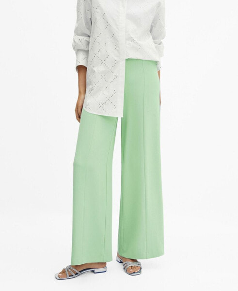 Women's Wideleg Pleated Pants