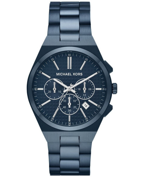 Men's Lennox Chronograph Navy Stainless Steel Watch 40mm