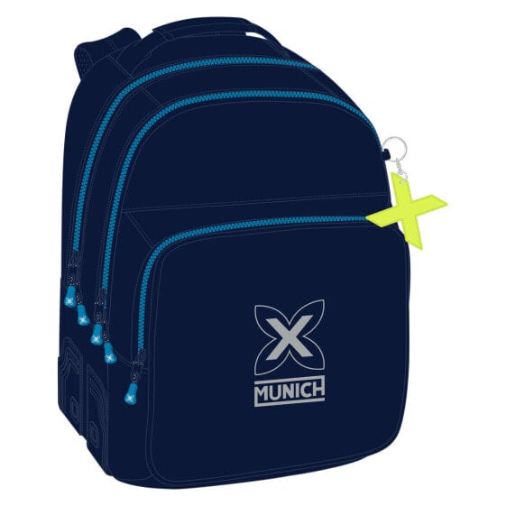 School Bag Munich Nautic Navy Blue 32 x 42 x 15 cm