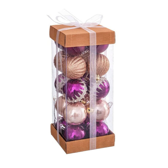 Елочные шарики разноцветные Shico Christmas Baubles PVC 4 x 4 x 4 см (20 штук)