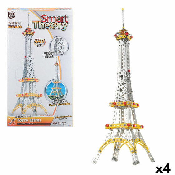 Конструктор Colorbaby Тур Eiffel 447 предметов (4 штуки)