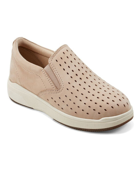 Women's Nel Laser Cut Round Toe Casual Slip-On Sneakers