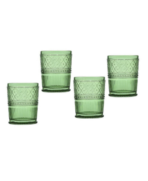 Claro Double Old-Fashioned Glasses, Set of 4