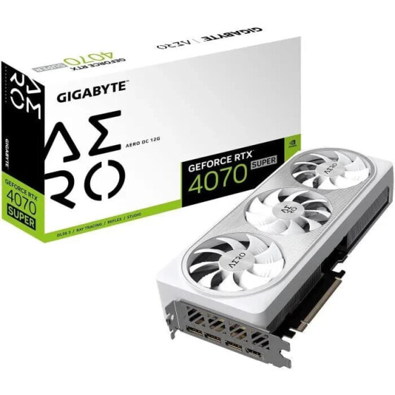 Видеокарта Gigabyte GeForce RTX 4070 SUPER AERO OC