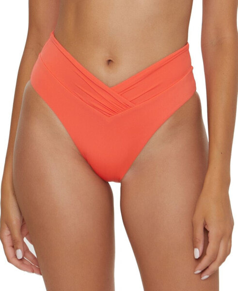 Women's V-Front High-Leg Bikini Bottoms