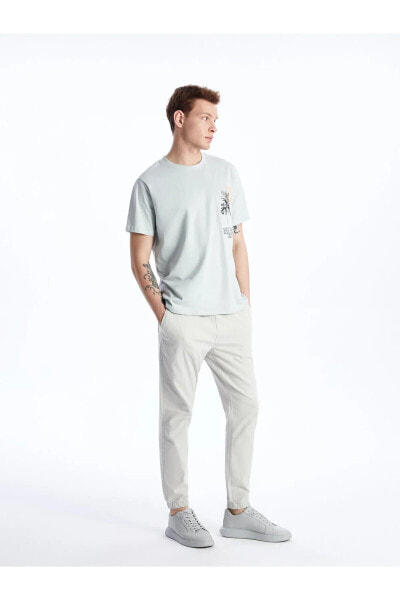 Slim Fit Gabardin Erkek Jogger Pantolon