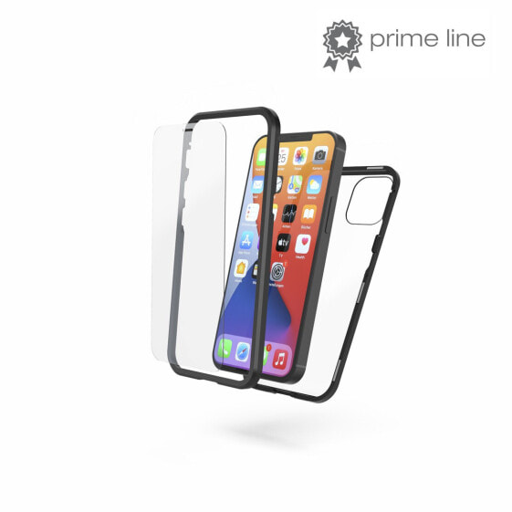 Чехол для iPhone 12 Hama с магнитным стеклом и стеклянными экранами 15,5 см (6,1") черный прозрачный