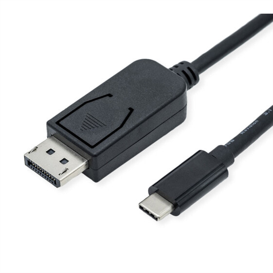ROLINE 11.04.5835 - 1 m - DisplayPort - USB Type-C - Male - Male - Straight