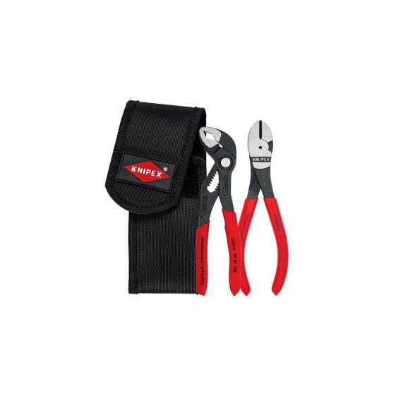 Knipex Zangensatz Minis Inhalt 2-teilig Gürteltasche 390 g