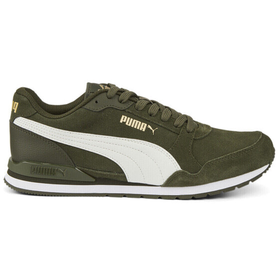 Puma St Runner V3 Sd Lace Up Mens Green Sneakers Casual Shoes 38764604