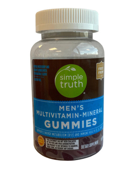 Simple Truth Men's Multivitamin-Mineral Комплекс мультивитаминов и минералов для мужчин 100 жевательных капсул